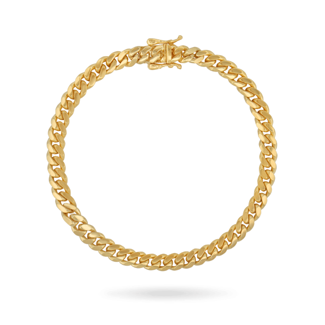 14K 5mm Miami Cuban Bracelet Bracelets IceLink-CAL   